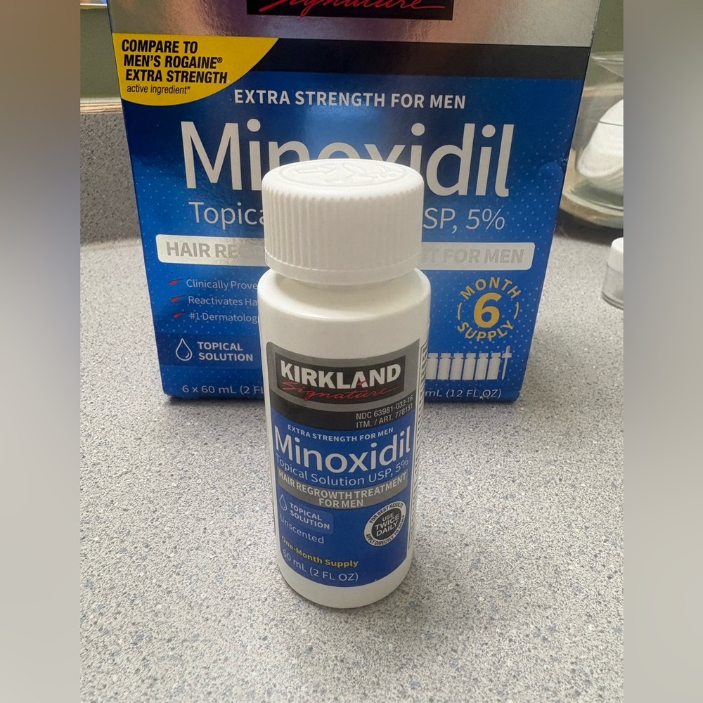 Kirkland Minoxidil Topical Solution 5% 
Good for Hair,Lash and Nail Growth